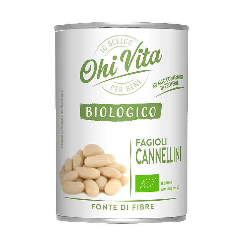 Fagioli cannellini lessati bio Box