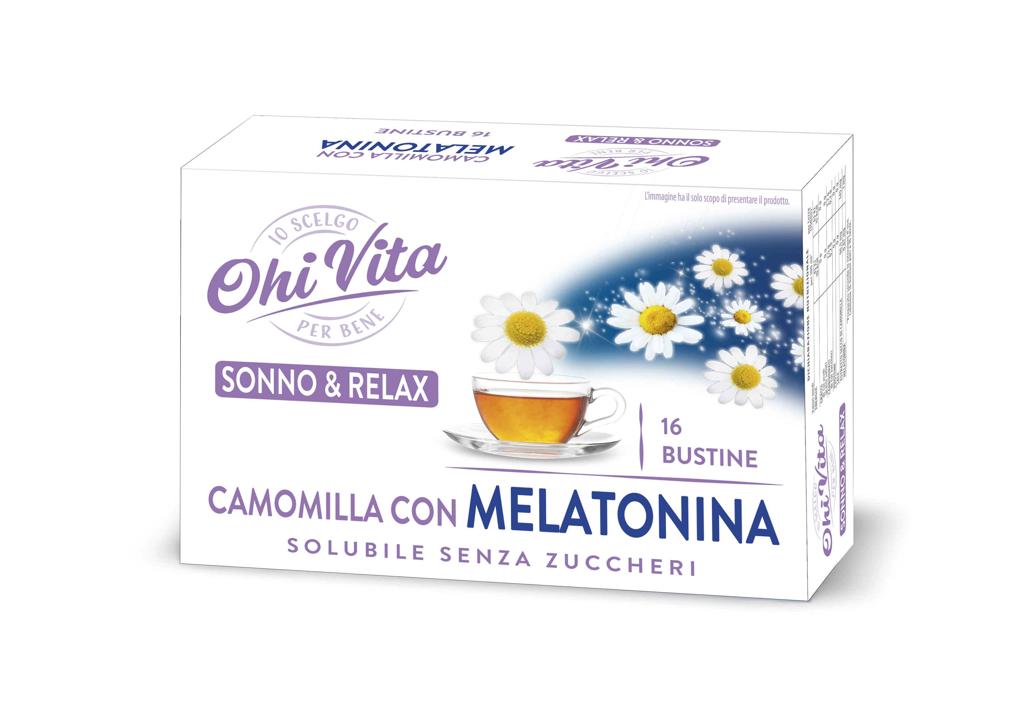 Camomilla con melatonina Box