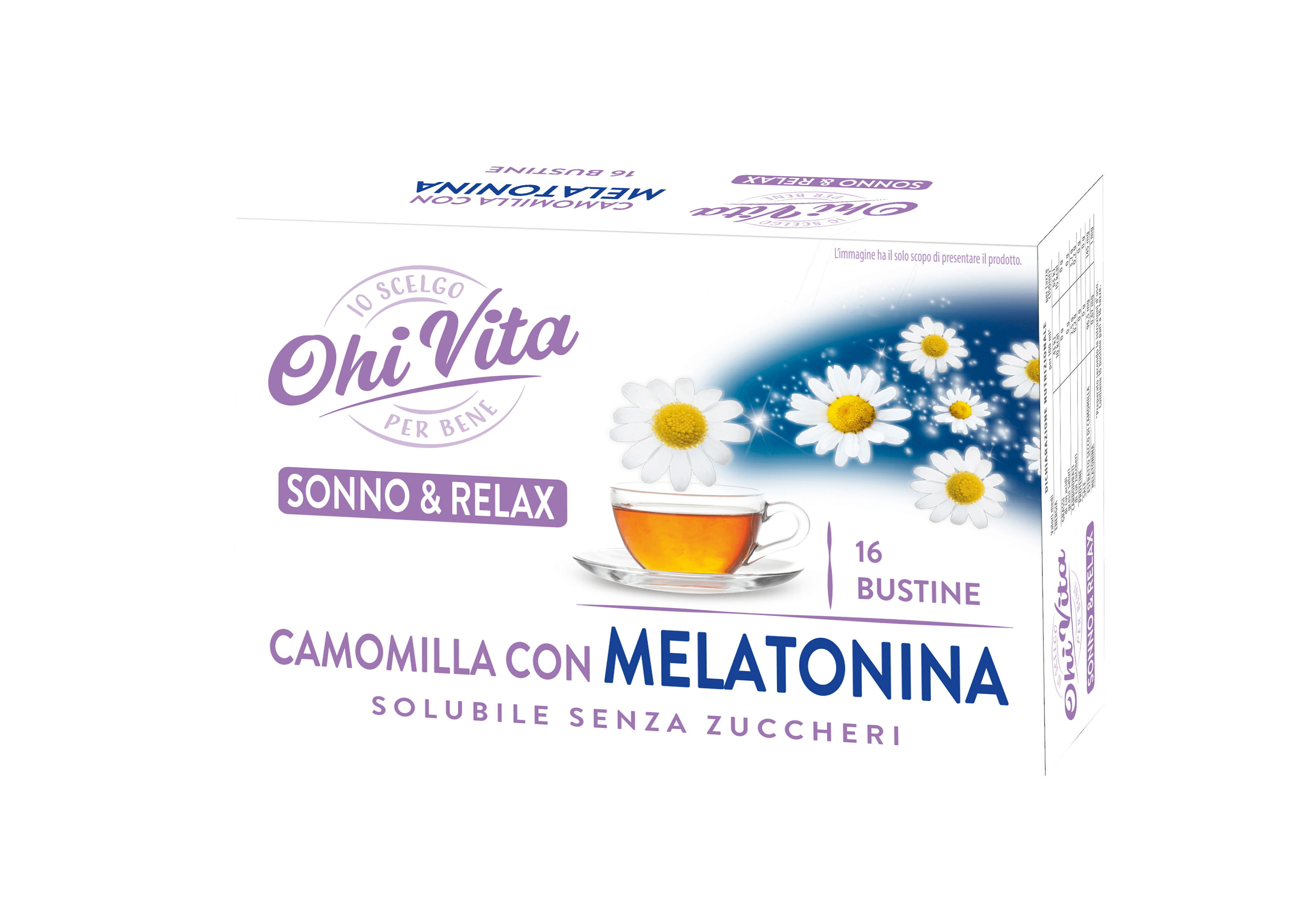 Camomilla con melatonina Box