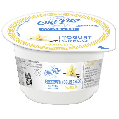 Yogurt Greco Senza Grassi alla Vaniglia Box
