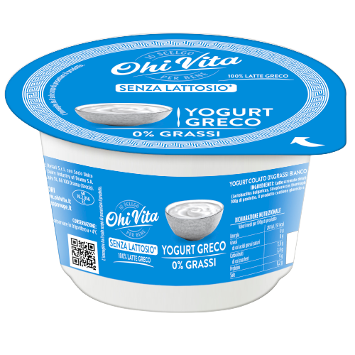 Yogurt Greco Senza Lattosio Bianco - Io Scelgo per Bene - OhiVita