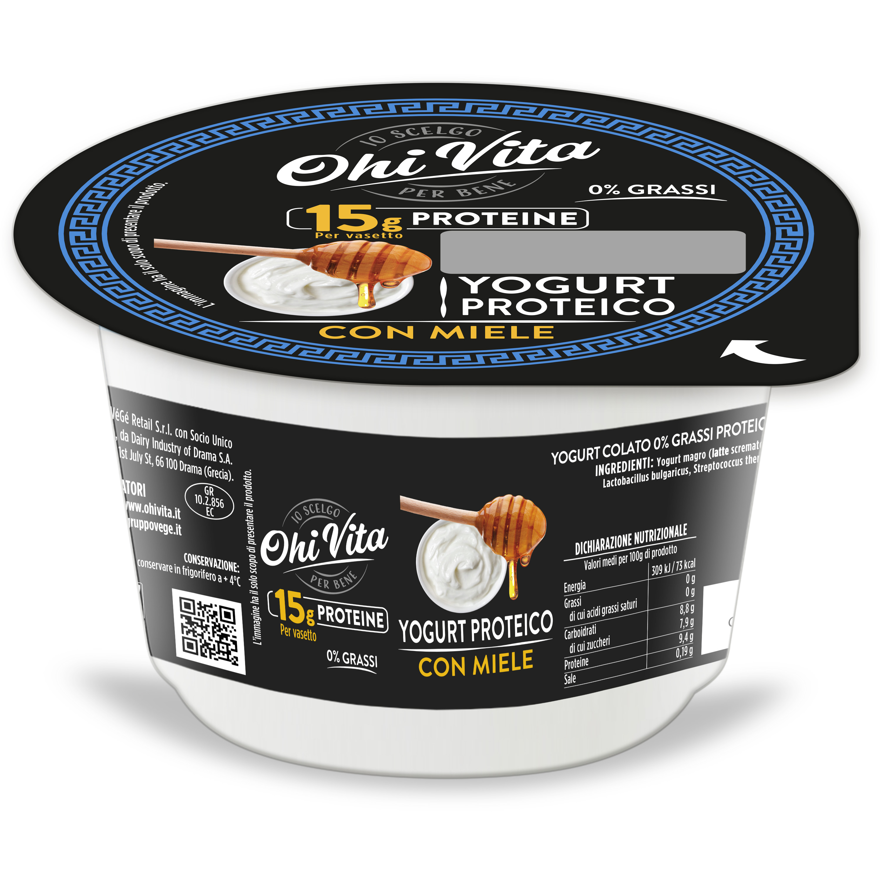 Yogurt Greco Proteico Con Miele Box