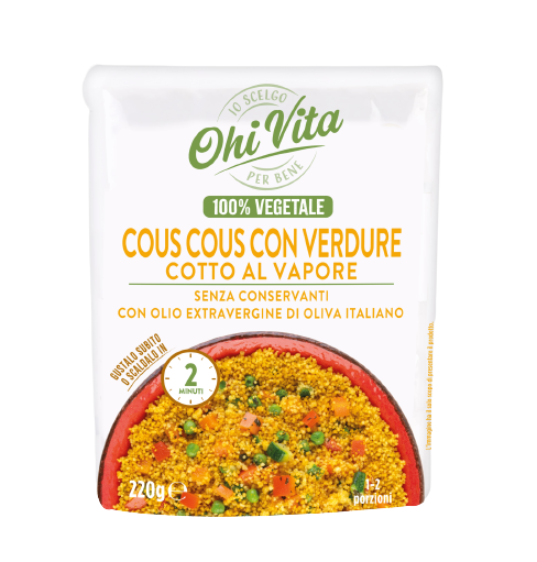 COUS COUS CON VERDURE COTTO AL VAPORE Box