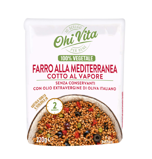 FARRO ALLA MEDITERRANEA COTTO AL VAPORE Box